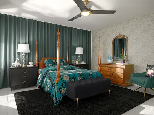 Bedroom designed by Amber