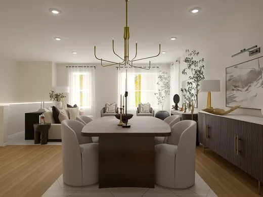 Dining Room · Contemporary designed by Maura