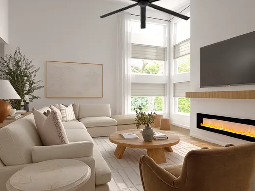 Living Room · Organic Modern designed by Kelsey