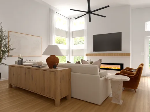 Living Room · Organic Modern designed by Kelsey