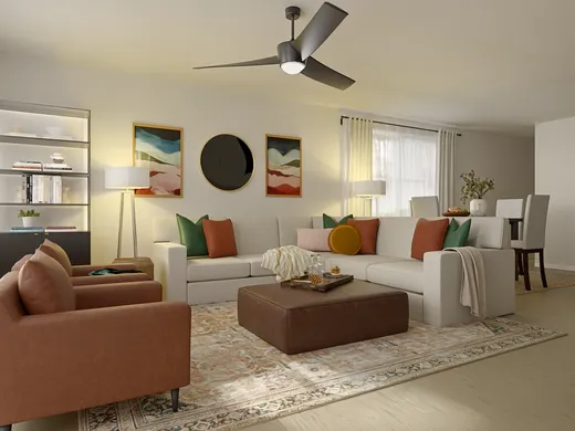 Living Room · Contemporary designed by Kait