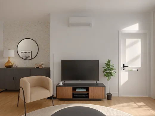Living Room · Contemporary designed by Rutu
