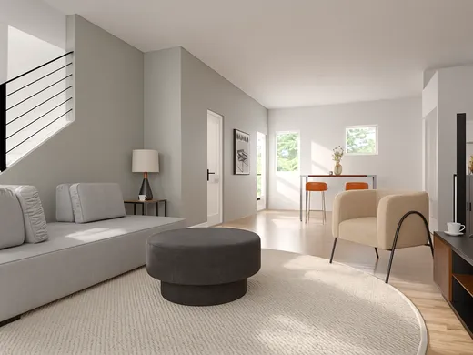 Living Room · Contemporary designed by Rutu