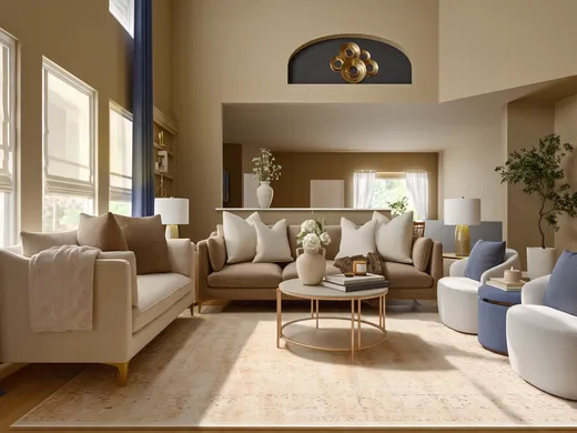 Living Room · Classic Contemporary designed by Sana
