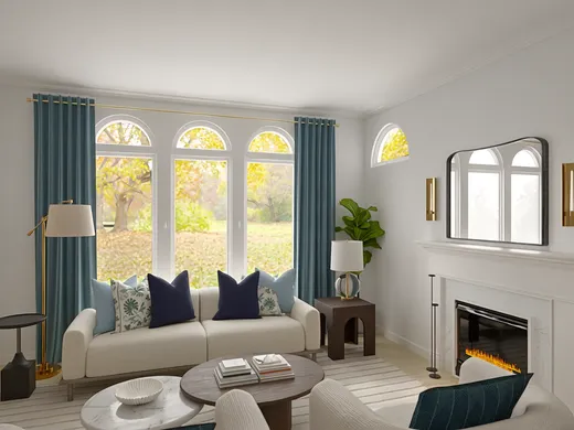 Living Room · Modern designed by Courtney