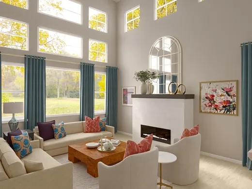 Living Room · Modern designed by Courtney