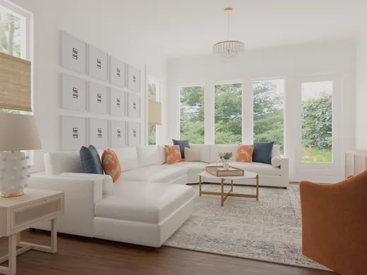 Living Room · Contemporary designed by Danielle