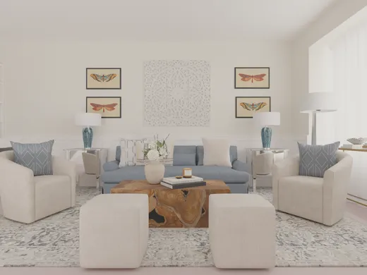 Living Room · Contemporary designed by Maura