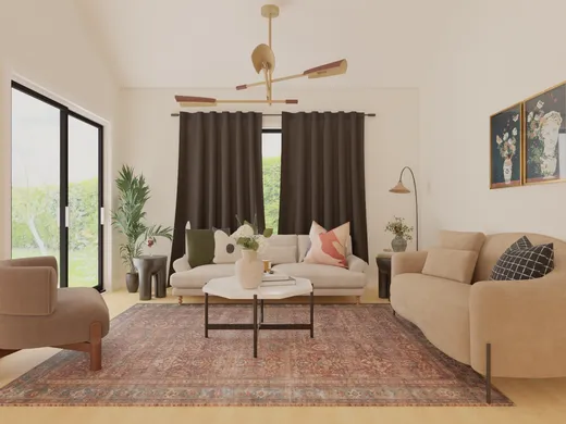 Living Room · Eclectic designed by Maura