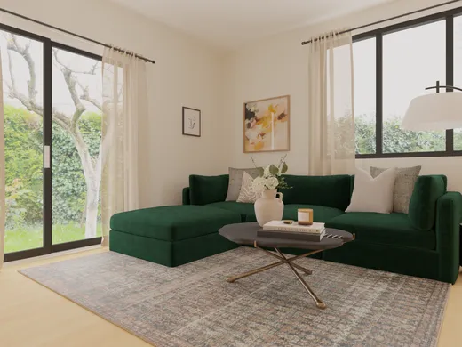 Living Room · Transitional designed by Maura