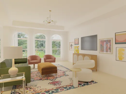 Living Room · Eclectic designed by Danielle