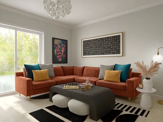 Living Room · Contemporary designed by Alyssa