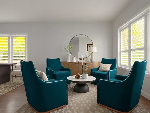 Dining Room · Transitional designed by Tracy