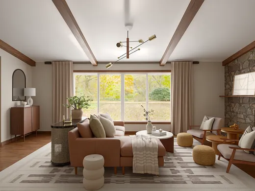 Living Room · Organic Modern designed by Tracy