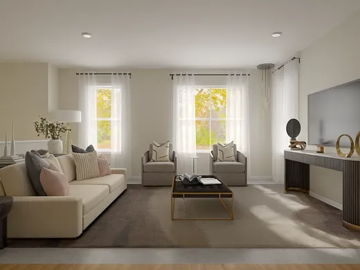 Living Room · Contemporary designed by Maura