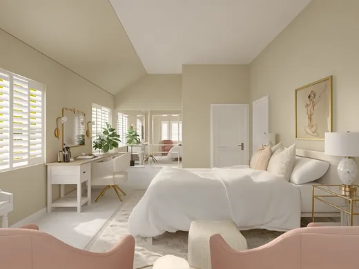 Bedroom designed by Tara