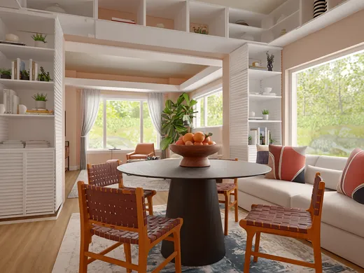 Living Room · Modern designed by Florencia