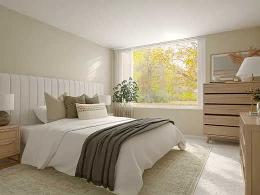 Bedroom · Transitional designed by Tara