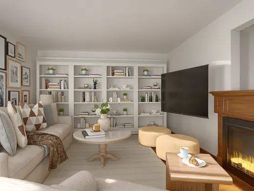 Reading Room · Transitional designed by Florencia