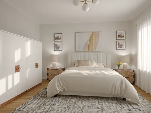 Bedroom · Transitional designed by Florencia