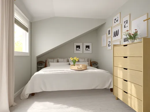 Bedroom · Organic Modern designed by Florencia