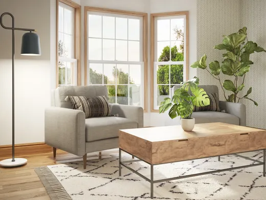 Living Room · Eclectic designed by Ana
