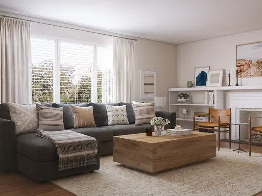 Living Room · Contemporary designed by Natalie
