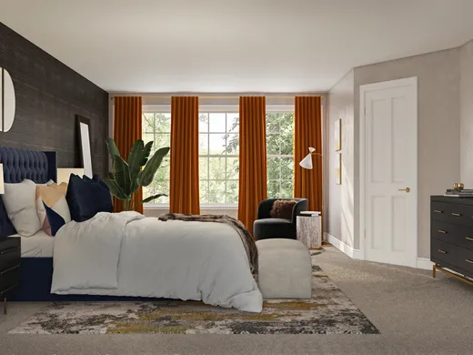 Bedroom · Glam designed by Anny