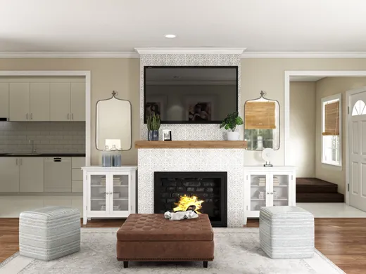 Living Room · Contemporary designed by Randi