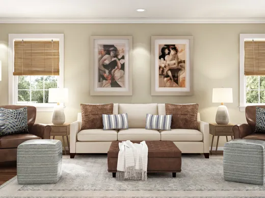 Living Room · Contemporary designed by Randi