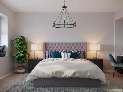 Bedroom designed by Barbara