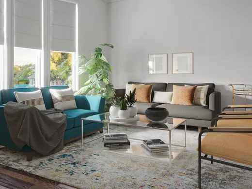 Living Room · Contemporary designed by Stephanie