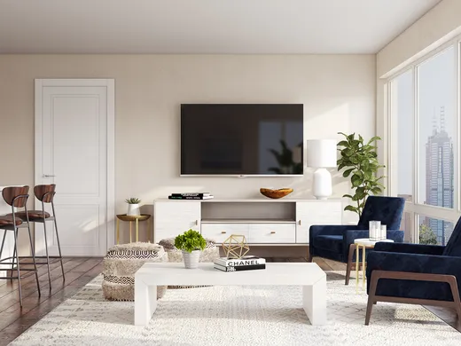 Living Room · Contemporary designed by Namita