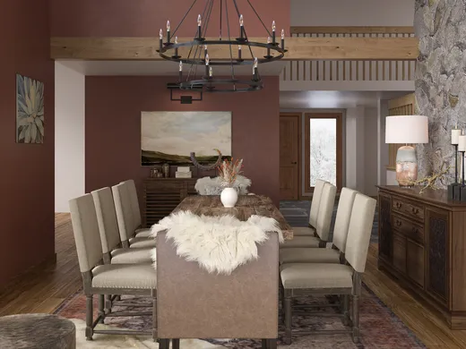 Dining Room · Rustic designed by Melisa