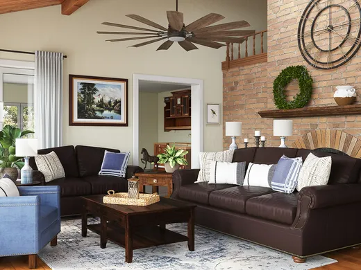 Living Room · Traditional designed by Amanda