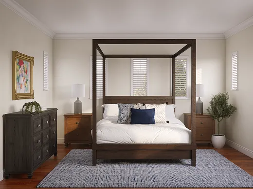 Bedroom · Farmhouse designed by Lauren