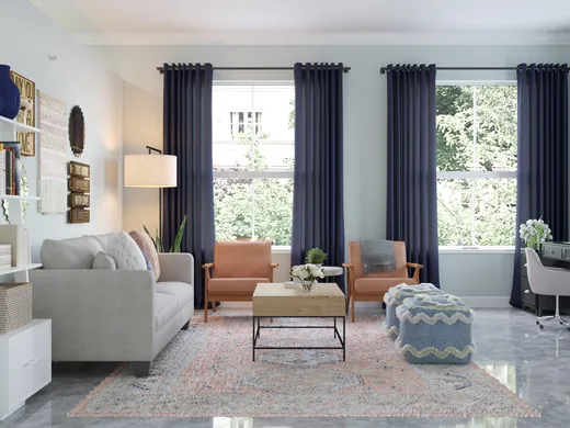 Living Room · Bohemian designed by Christine