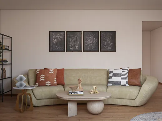 Living Room · Contemporary designed by Ashanti