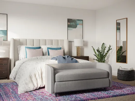Bedroom designed by Lauren