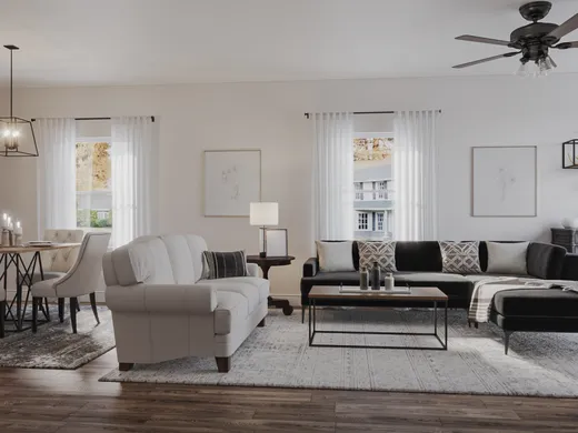 Living Room · Farmhouse designed by Samantha