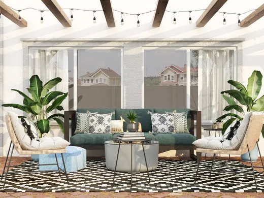 Outdoor Space · Midcentury Modern designed by Kristy