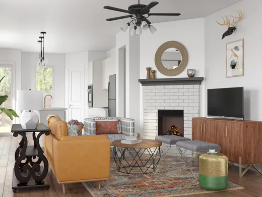 Living Room · Bohemian designed by Elizabeth