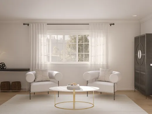 Living Room · Contemporary designed by Courtney