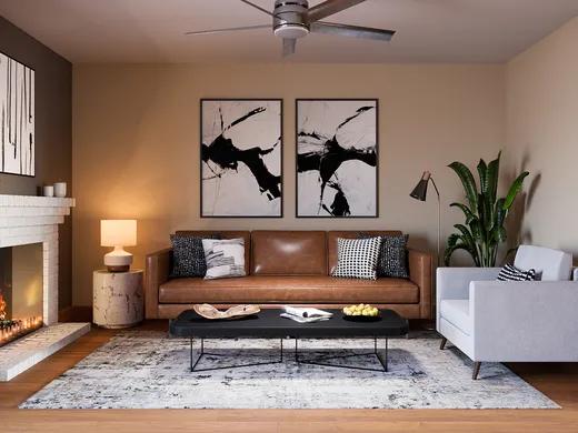 Living Room · Midcentury Modern designed by Gonzalo