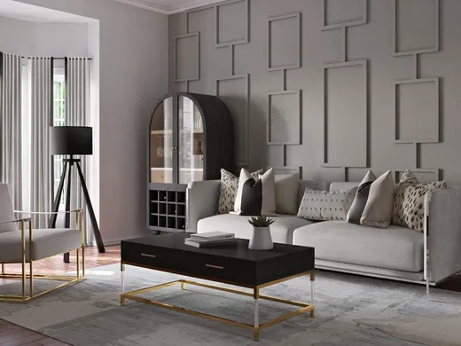 Living Room · Contemporary designed by Ashlyn