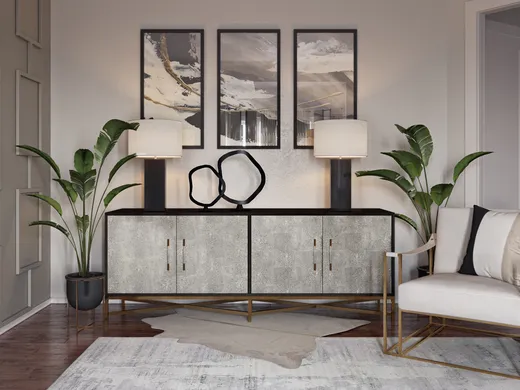 Living Room · Contemporary designed by Ashlyn