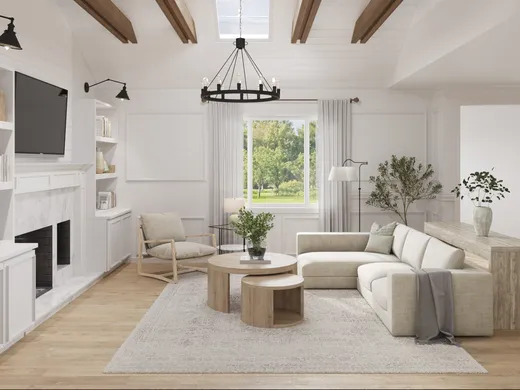 Living Room · Farmhouse designed by Daniela