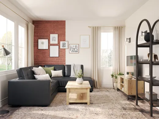 Living Room · Rustic designed by Sara
