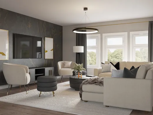 Living Room · Contemporary designed by Melisa