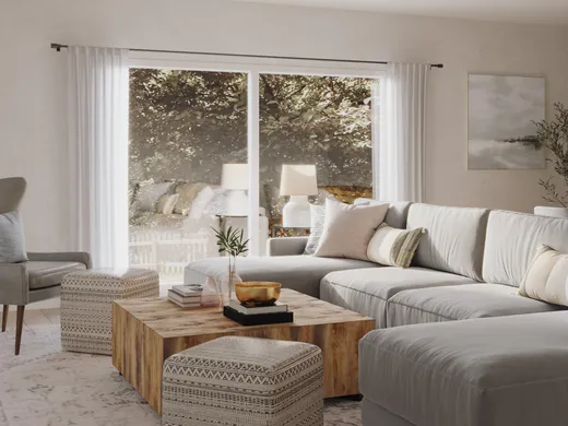 Living Room · Coastal designed by Anna